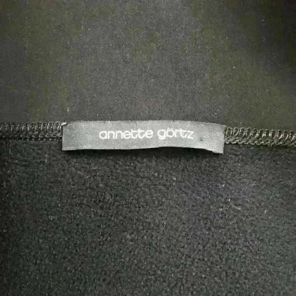 Annette Gortz Designer Relaxed Fit Soft Shell Vest Black Size  36 - Picture 12 of 14